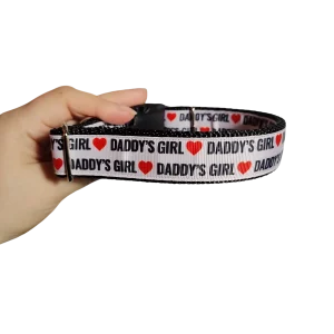 Daddy's Girl Nylon Dog Collar