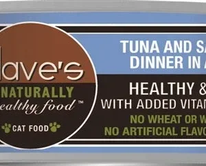 Dave's Naturally Healthy Cat Food, Tuna and Salmon Dinner in Aspic 5.5 oz. 24 ct