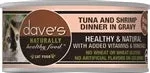 Dave's Naturally Healthy Cat Food - Tuna and Shrimp Dinner in Gravy, 5.5 oz, 24 ct - Image 2