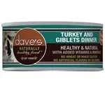 Daves Naturally Healthy Cat Food, Turkey and Giblets Dinner 5.5 oz. 24 ct - Image 2
