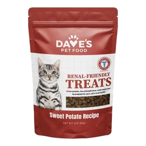Dave's Pet Cat Food Cat Renal Friendly Sweet Potato Cat Treat 3 oz