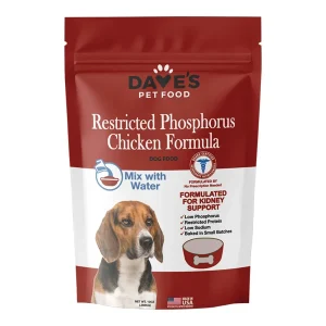 Dave's Pet Dog Food Dog Restricted Phosphorus Diet Chicken Formula Crumble 13 oz