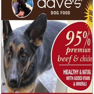 Dave's Pet Food 95% Premium Meats Beef and Chicken Wet Dog Food 13 oz