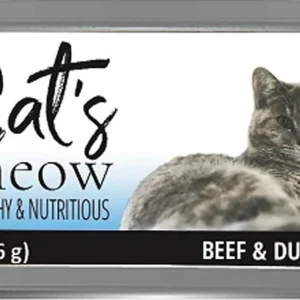 Dave's Pet Food Cat's Meow Beef & Duck Dinner Pate Wet Cat Food, 5.5 oz, 24 ct