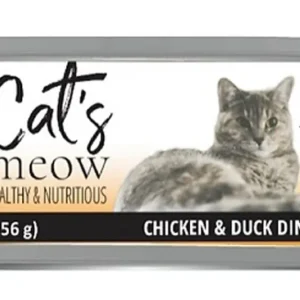 Dave's Pet Food Cat's Meow Chicken with Duck Dinner Wet Cat Food - Pate, 5.5 oz, 24 ct