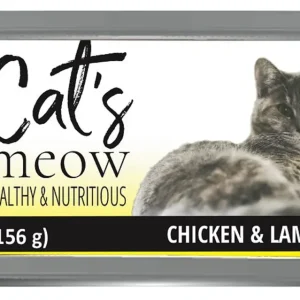 Dave's Pet Food Cat's Meow Chicken with Lamb Dinner Wet Cat Food - Pate, 5.5 oz, 24 ct