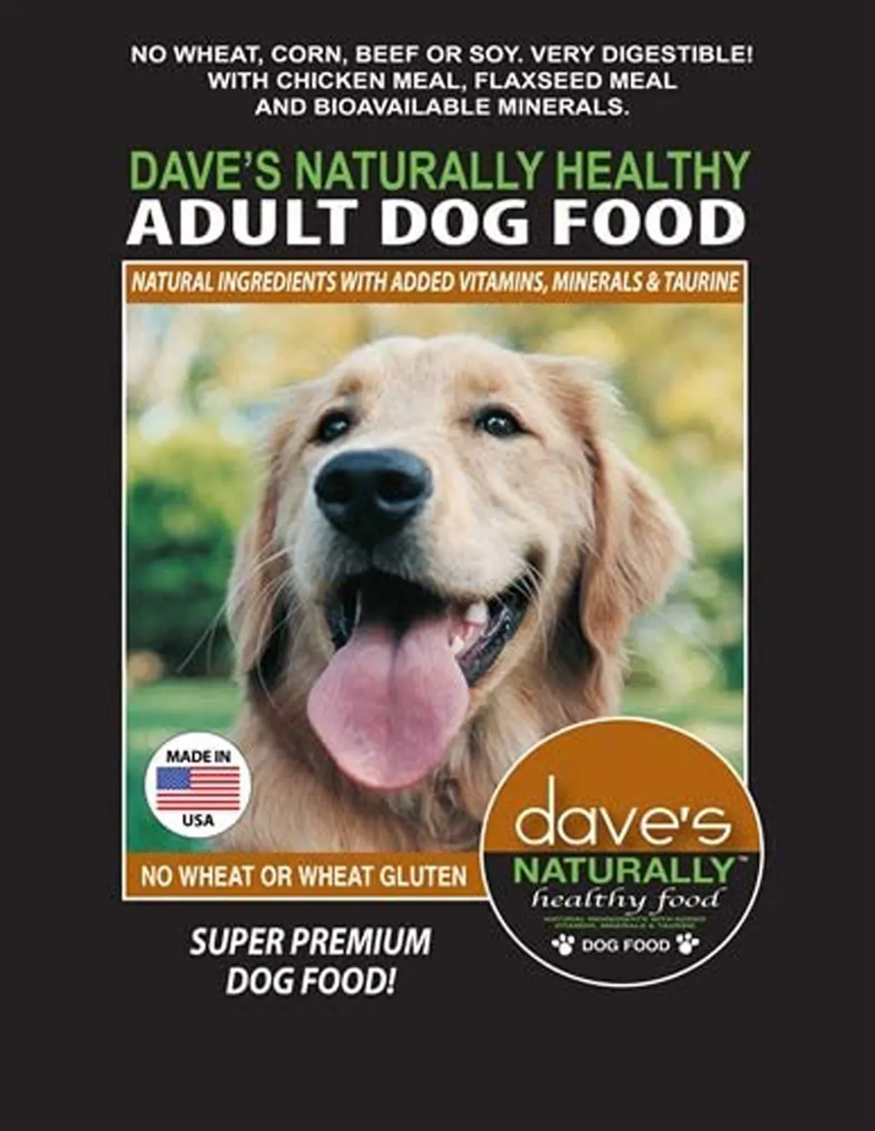 Dave's Pet Food Naturally Healthy Adult Dry Dog Food 18 lb