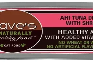 Dave's Pet Food Naturally Healthy Wet Cat Food - Ahi Tuna and Shrimp, 5.5 oz, 24 ct
