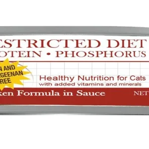Dave's Pet Food Restricted Diet Wet Cat Food - Low Phosphorus Chicken and Chicken Liver, 5.5 oz, 24 ct