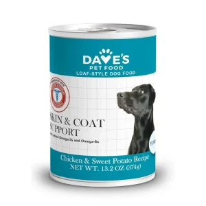 Dave's Pet Wet Dog Food Dog Skin & Coat Support 12/13.2 oz