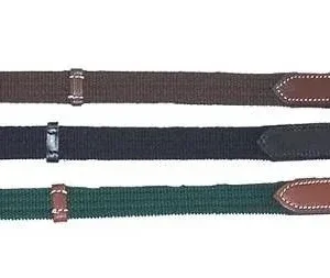 DaVinci Web Grip Reins/Hook Stud End 3/4in Black