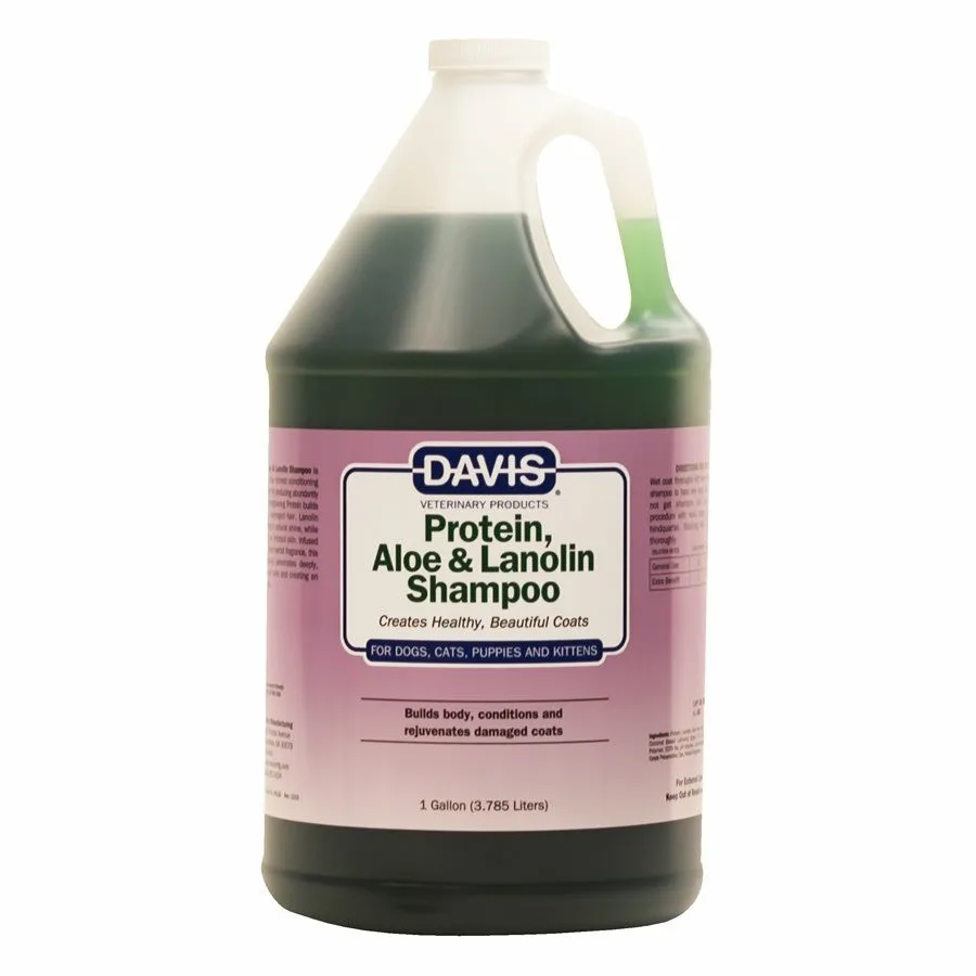 Davis Protein, Aloe and Lanolin Shampoo, 1 Gallon