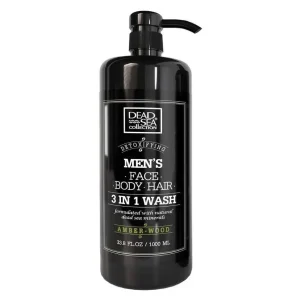 Dead Sea Collection Men's 3-in-1 Face, Body, Hair Wash 33.8 oz.