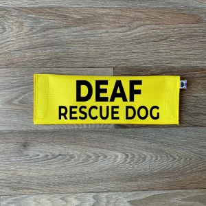 Deaf Rescue Dog Leash Flag