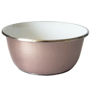 Deep Dog Bowl with Paw Print Design – Stainless Steel Bowl, Ideal for Small, Medium to Large Dogs
