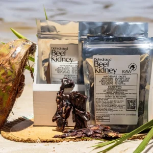 Dehydrated Beef Kidney | Raw Instincts | Small Batch Superfood Treat for Cats & Dogs