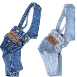 Denim Jumpsuit for Small Pets