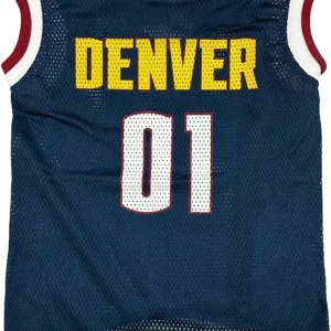 Denver Nuggets Basketball Mesh Dog Jersey by Pets First