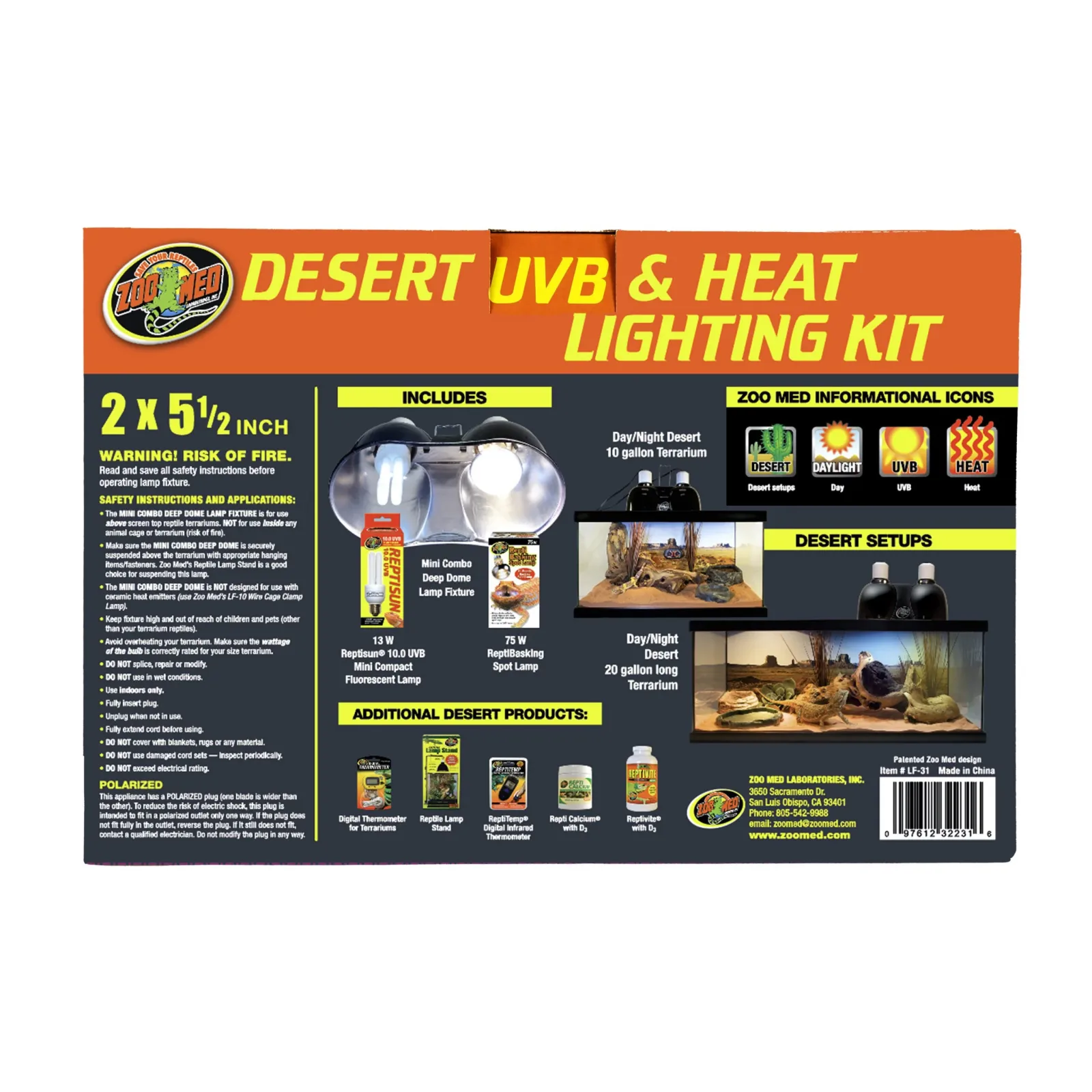 Desert UVB & Heat Lighting Kit - Image 2
