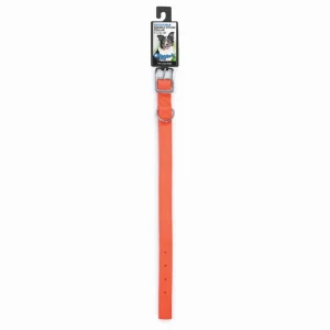 DGR, 1 in Nylon Dog Collar, 18 in Neon Orange