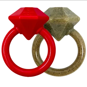 Diamond Ring Nylon Teething Ring for Puppies