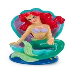 Disney Ariel on Shell Throne Aquarium Ornament Multi-Color Mini - Image 2