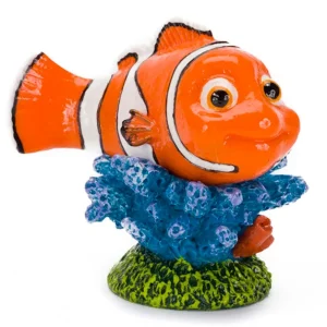 Disney Nemo On Coral Aquarium Statue, Blue, Green, Orange Mini