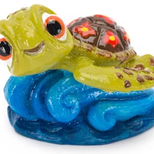 Disney Squirt Aquarium Statue, Green, Brown, Blue, 1.25 in, Mini