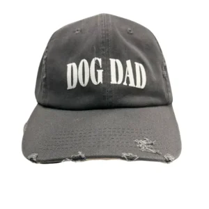 Dog Dad Distressed Cap - Nickel