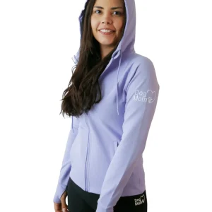 Dog Mom Adventures Full Zip Hooded Jacket