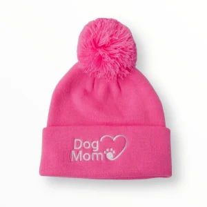 Dog Mom Bobble Beanie