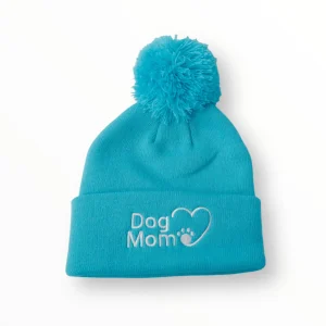 Dog Mom Bobble Beanie