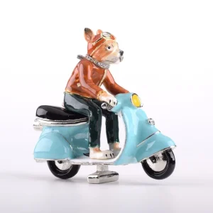 Dog on Vespa
