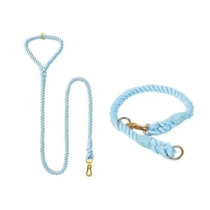Dog Rope Dog Leash and Dog Collar Set - Blumond