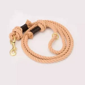 Dog Rope Dog Leash - Cotton Coral