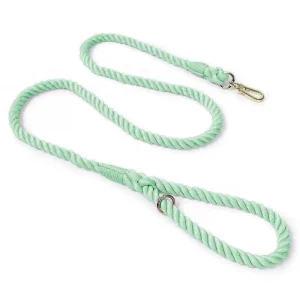 Dog Rope Dog Leash - Light Rose Green