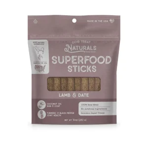 Dog Treat Naturals Dog Superfood Sticks Lamb & Date 10 oz