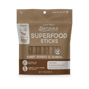 Dog Treat Naturals Dog Superfood Sticks Sweet Potato & Quinoa 10 oz