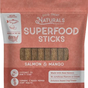Dog Treat Superfood Sticks, Salmon & Mango Dog Treats (10oz)