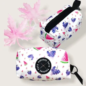 Dog Waste Bag Holder, Grape Watermelon Squeeze