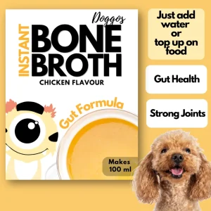 Doggos Instant Chicken Bone Broth Gut Formula (Makes 100ml) for Cats and Dogs