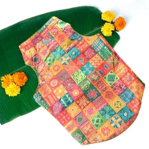 Dogobow Designer Sherwanis for Dogs and Cats (Orange)