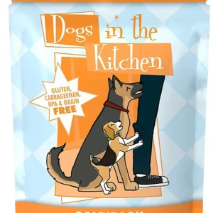 Dogs in The Kitchen Dog Goldie Lox With Chicken & Wild-Caught Salmon Au Jus 2.8 oz. Pouch 12 ct
