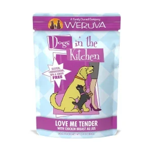 Dogs in The Kitchen Dog Love Me Tender With Chicken Breast Au Jus 2.8 oz. Pouch 12 ct