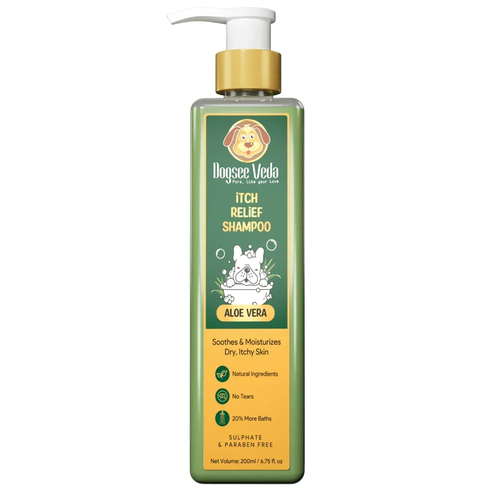 Dogsee Veda ITCH RELIEF Aloe Vera Shampoo for Dogs (200ml) - Image 2