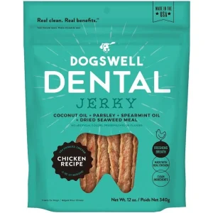 Dogswell Dog Dental Jerky Grain-Free Chicken 12 oz