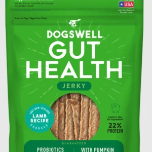 Dogswell Dog Gut Health Jerky Grain-Free Lamb 10 oz