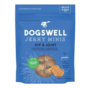 Dogswell Hip & Joint Grain-Free Jerky Dog Treat Mini Chicken 4 oz