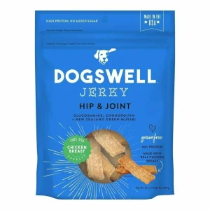 Dogswell Hip & Joint Grain-Free Jerky Dog Treat Regular Chicken, 12 oz