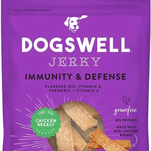 Dogswell Immunity & Defense Grain-Free Chicken Breast Jerky Dog Treats 12 oz